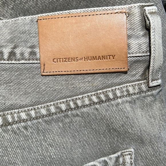 CITIZENS OF HUMANITY Jolene High-Rise Straight Cropped Jeans Ponytail - Picture 13 of 13